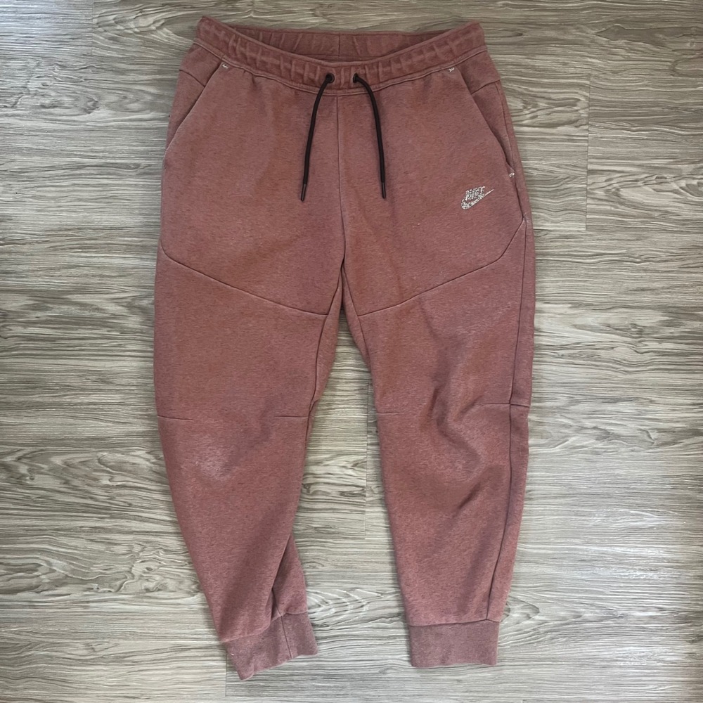 Nike Mens Tech Fleece Joggers Canyon Rust Red Brown DD4706-670 Large